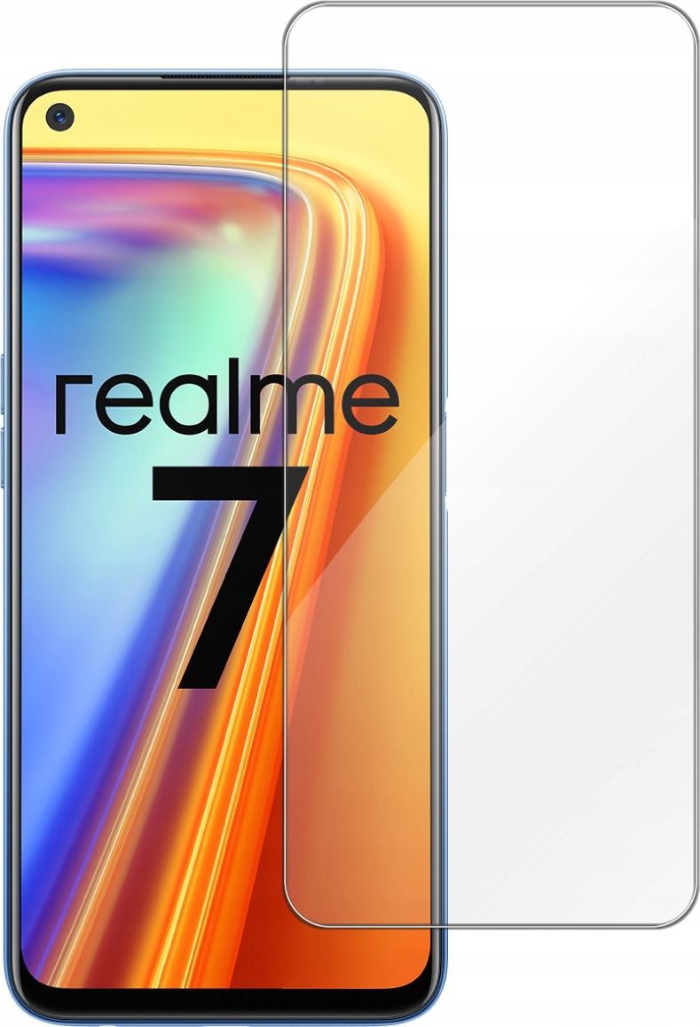 etumi Szkło Hartowane 9H Do Realme 7 Szybka Na Ekran Szkiełko Ochronne Na Ekran Twarde Płaskie Przód / Ochrona Matrycy Telefonu Glas0080