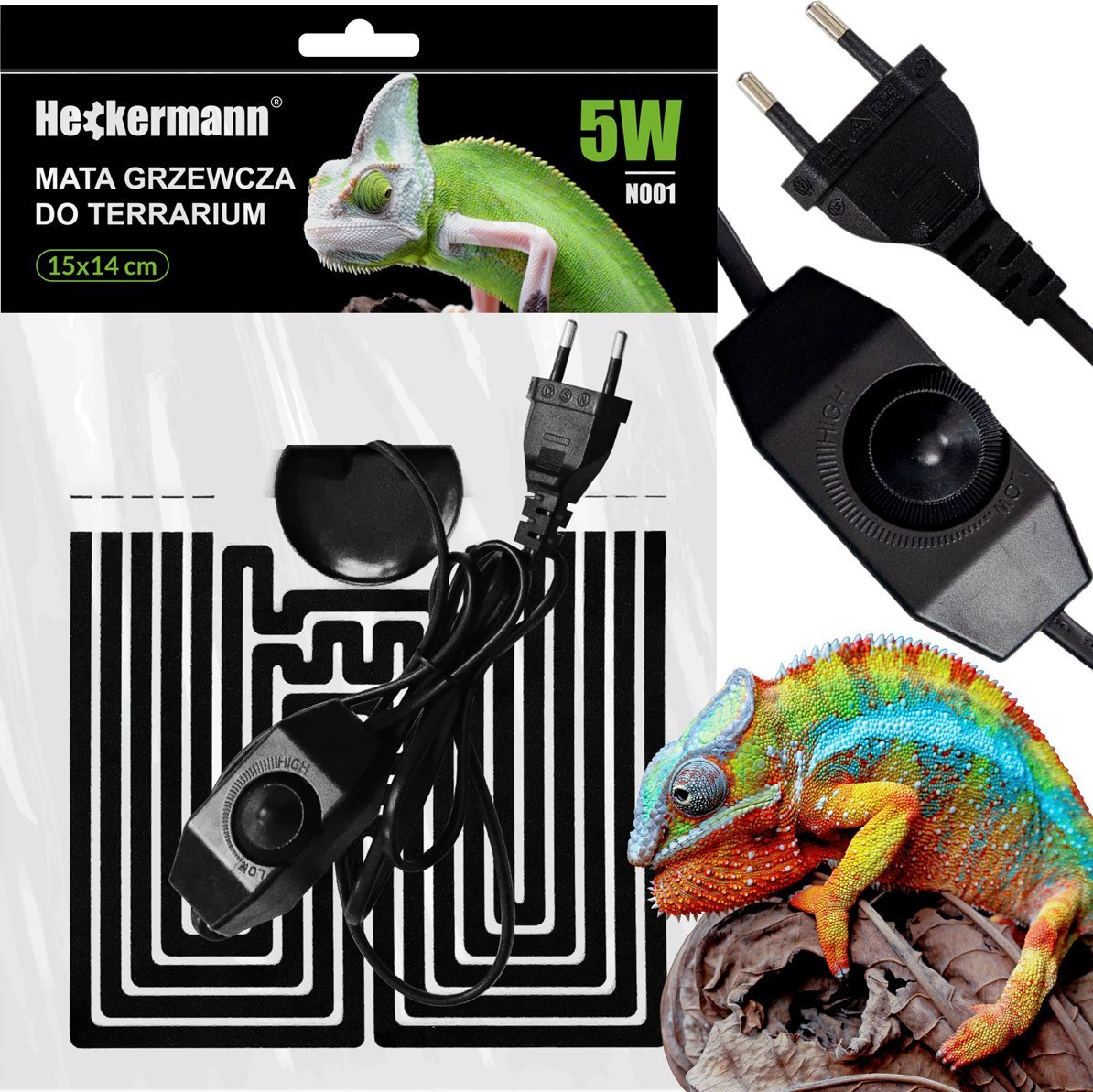 Heckermann Mata Grzewcza Do Terrarium 15X14Cm Heckermann N001