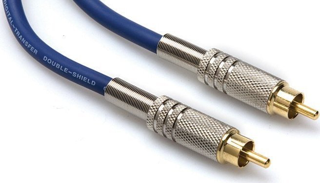 Kabel Hosa RCA (Cinch) - RCA (Cinch) 3m granatowy (DRA-503)