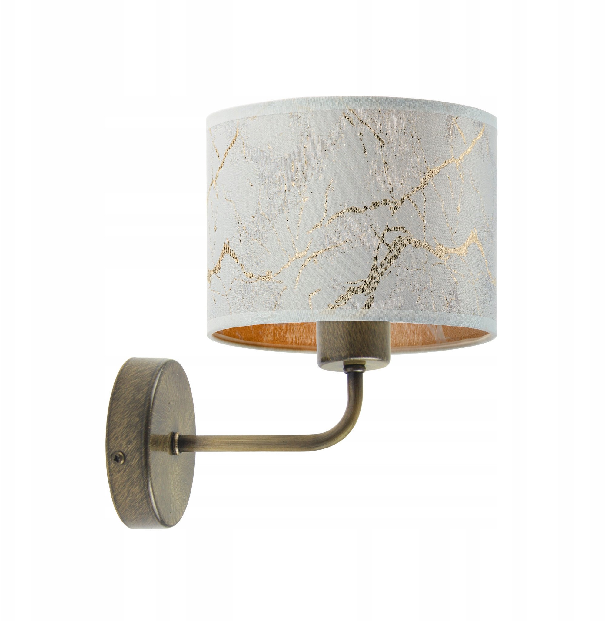 Stylowy kinkiet do sypialni MODENA MARMUR LED E27