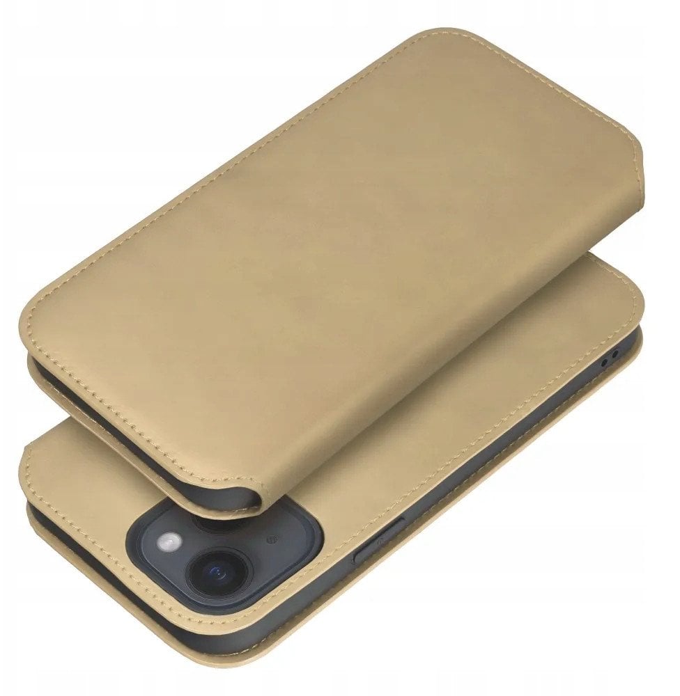 Kabura DUAL POCKET Book do XIAOMI Redmi Note 14 5G złoty