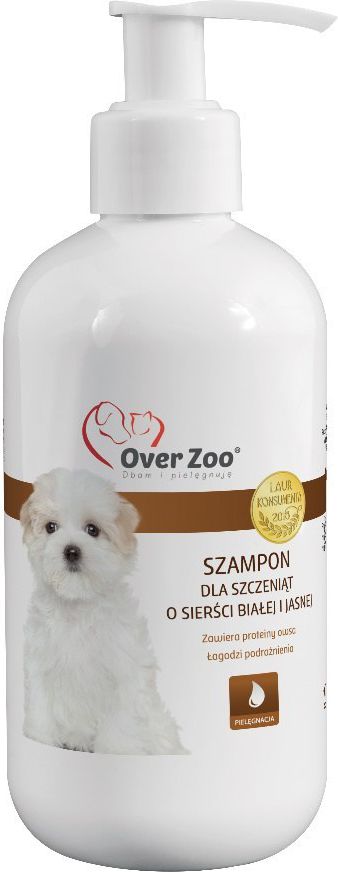 Over Zoo SZAMPON SZCZENIAK BIAŁA SIERŚĆ 250ml