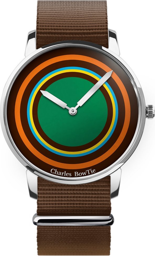 Zegarek Lumes Zegarek męski Charles BowTie RILSA.N.B brązowy