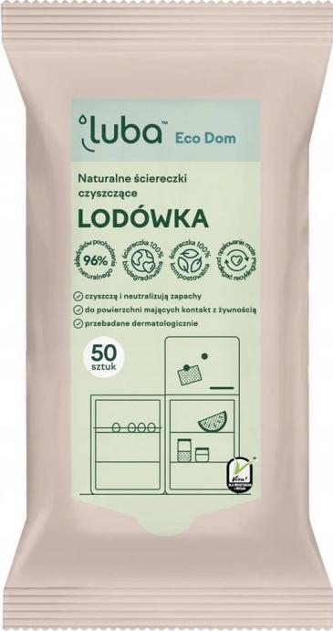 Luba LUBA_Eco Dom naturalne ściereczki czyszczące Lodówka 50szt