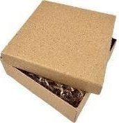 Pudełko prezentowe kraft beżowe 15x15x5,5cm