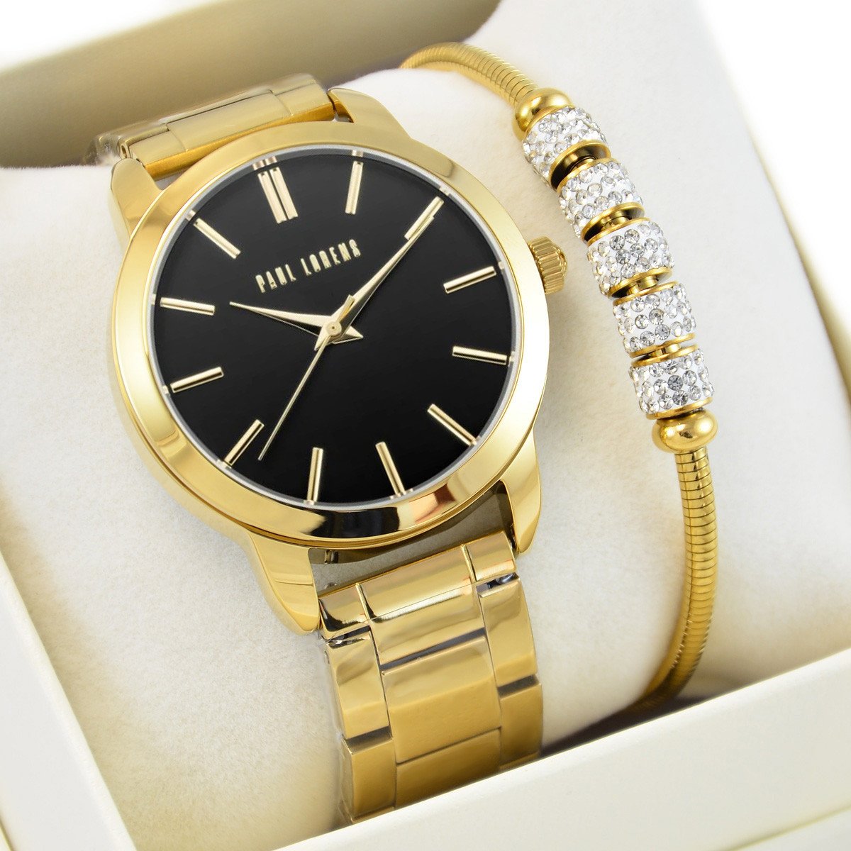 Zestaw damski zegarek Paul Lorens STIVA 1D1 + bransoletka