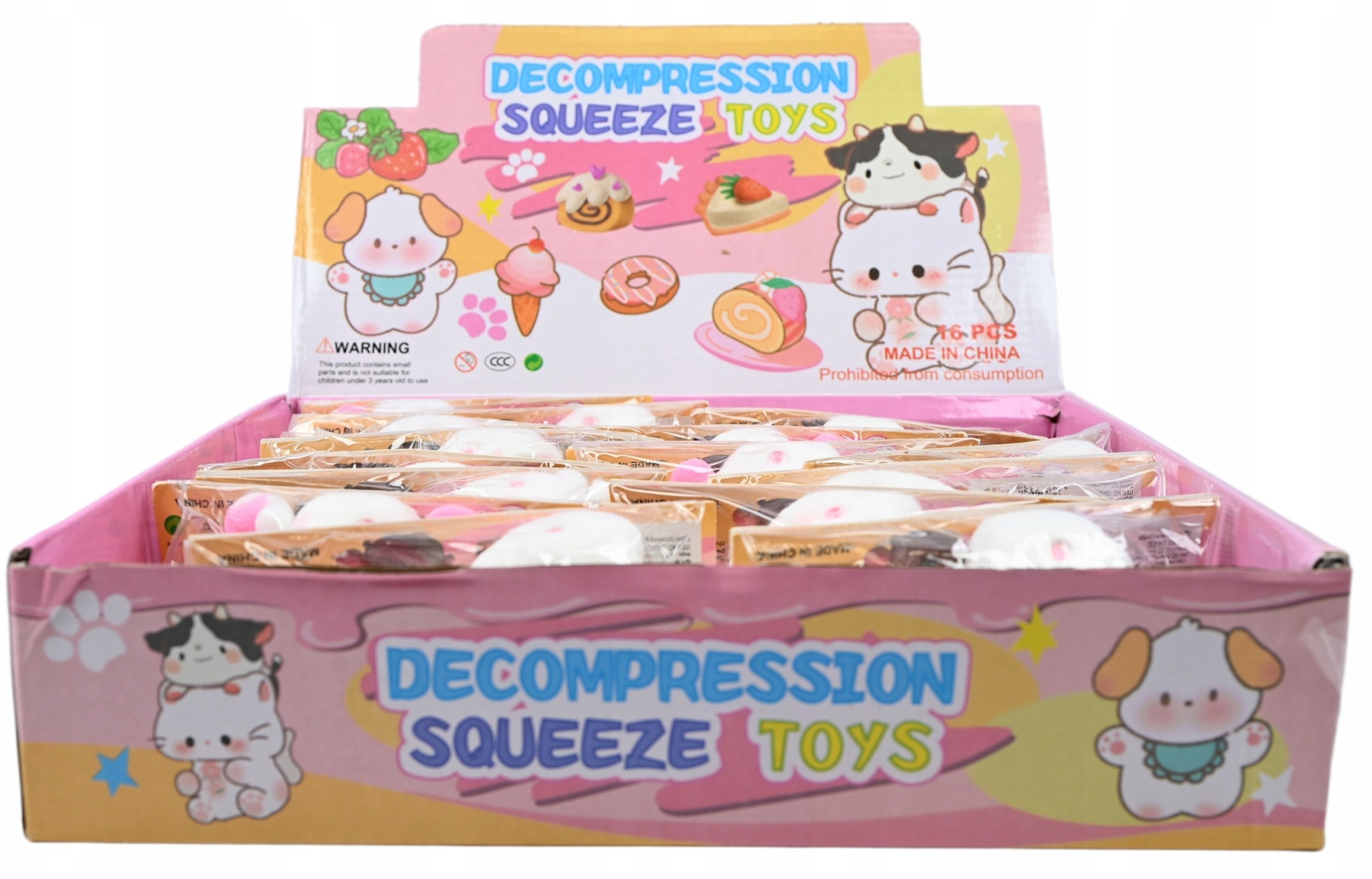 Zabawka gniotek królik D45435 79304