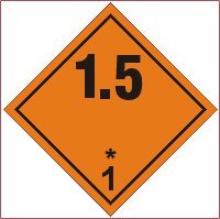 TD Systems MB016 Substancje i przedmioty wybuchowe. Klasa 1. Podklasa 1.5 (grupa zgodności).