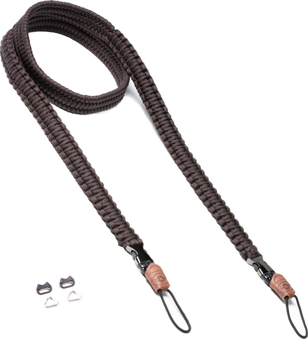 AutoTune C-ROPE Kameragurt Traveler aus Paracord 140cm Dark Coffee retail