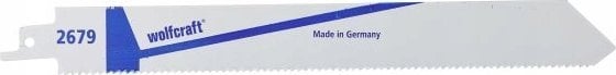 Wolfcraft 2 brzeszczoty szablaste Wolfcraft - 220 mm, dokładne, precyzyjne cięcia