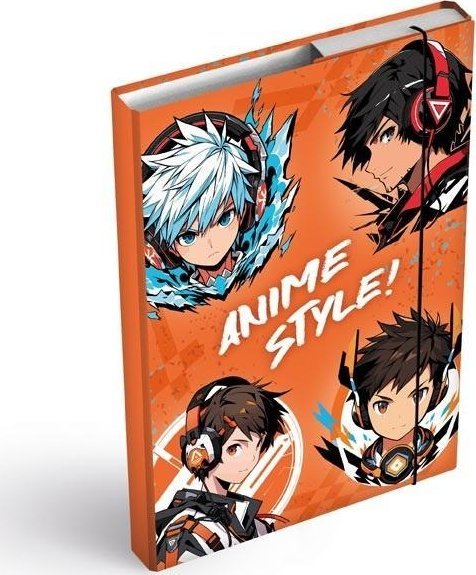Teczka skrzydłowa z gumką A5 Anime Style