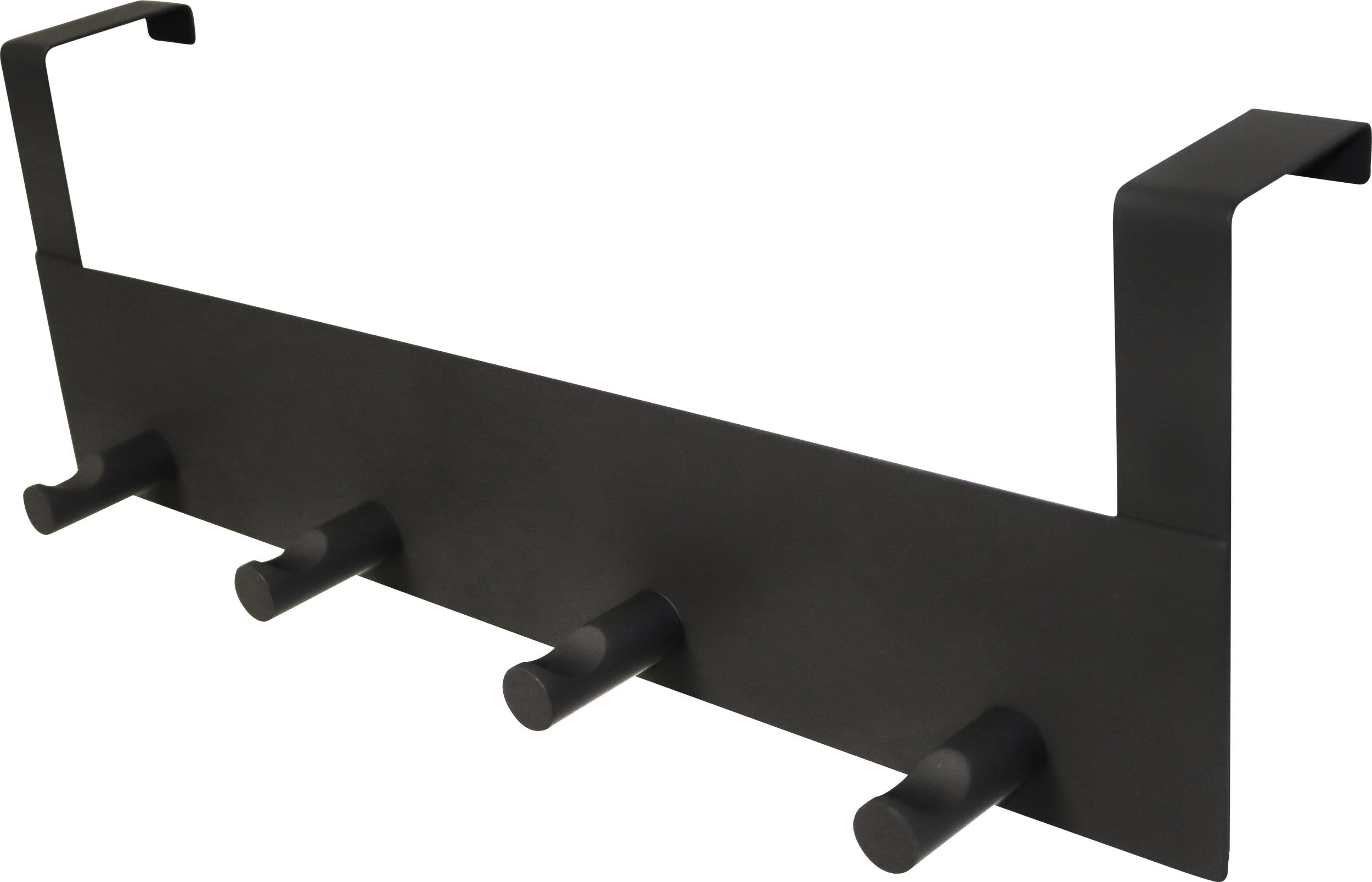 Home It Dørknagerække - 4 knager - Mat Sort