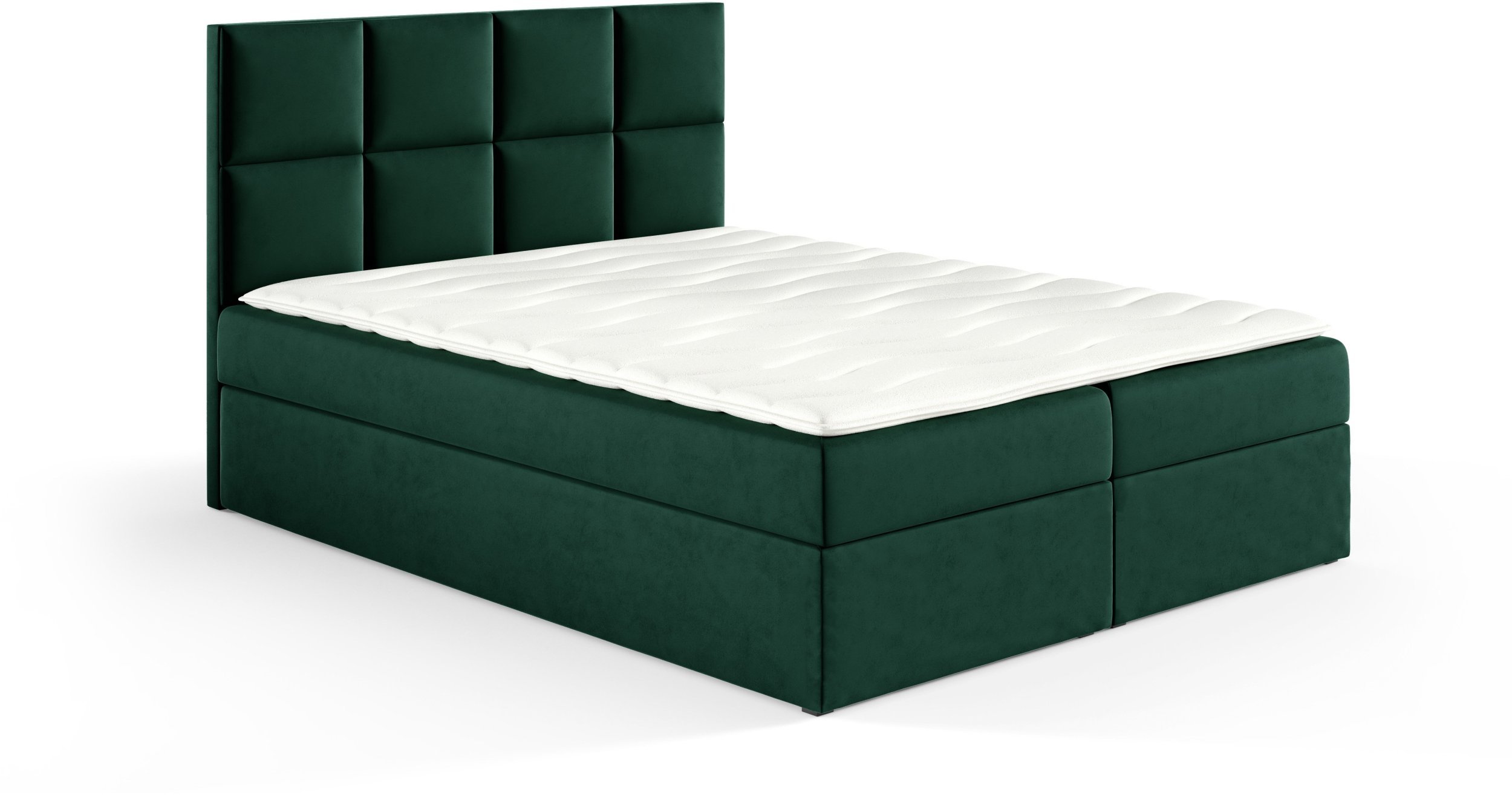 Łóżko kontynentalne Gobi Box 140x200 bez nóżek riviera 38