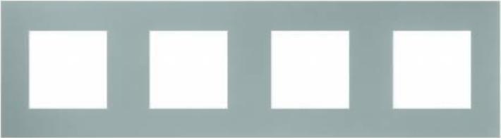 Efapel EFAPEL QUADRO45 RAMKA 4-KROTNA ALUMINIUM 45940 KAL