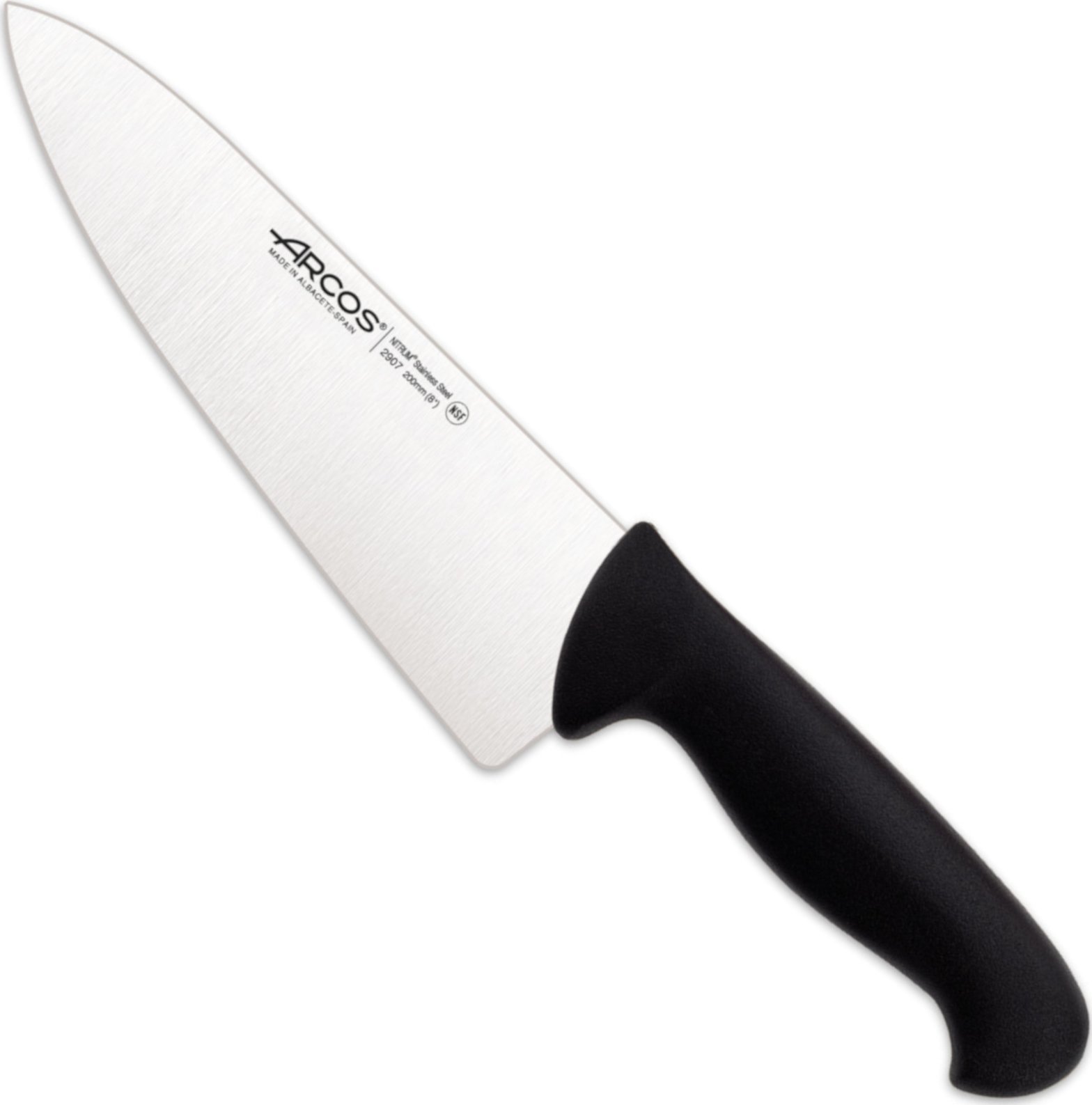 Arcos Nóż szefa kuchni uniwersalny z szerokim ostrzem seria 2900 dł. 200/270 mm Nóż szefa kuchni uniwersalny z szerokim ostrzem seria 2900 dł. 200/270