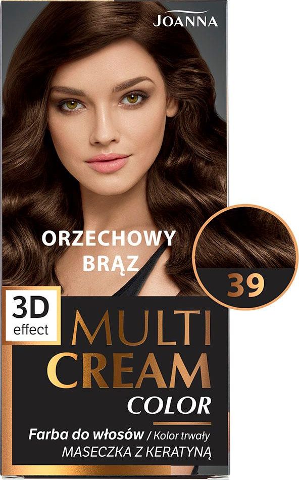 Joanna Multi Cream Color Farba nr 39 Orzechowy Brąz