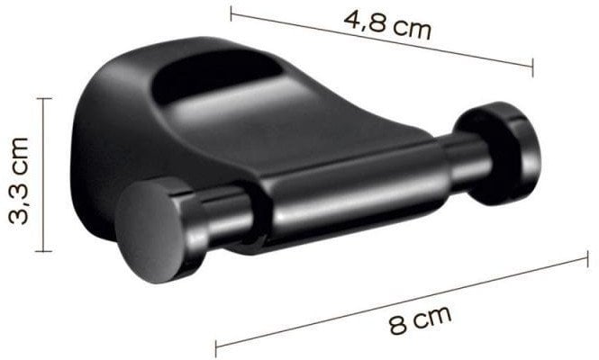 AMALFI HOOK MATT BLACK