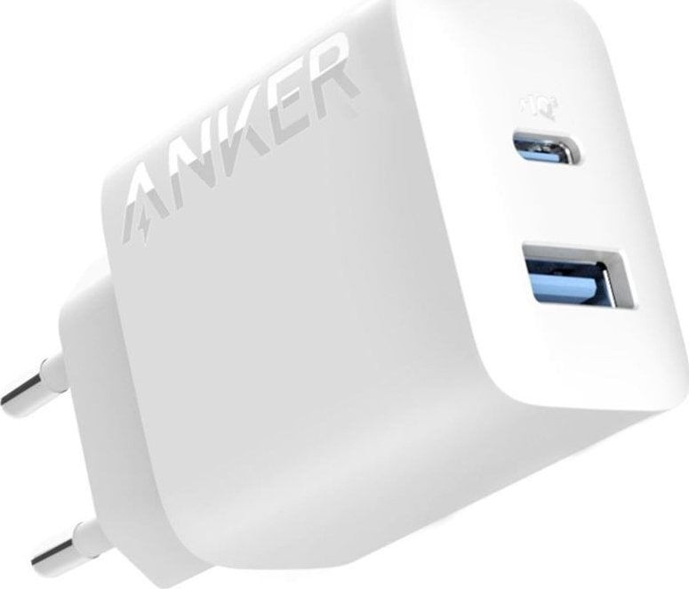 Ładowarka Anker Ładowarka sieciowa 312 20W 1xUSB-A 1xUSB-C biała