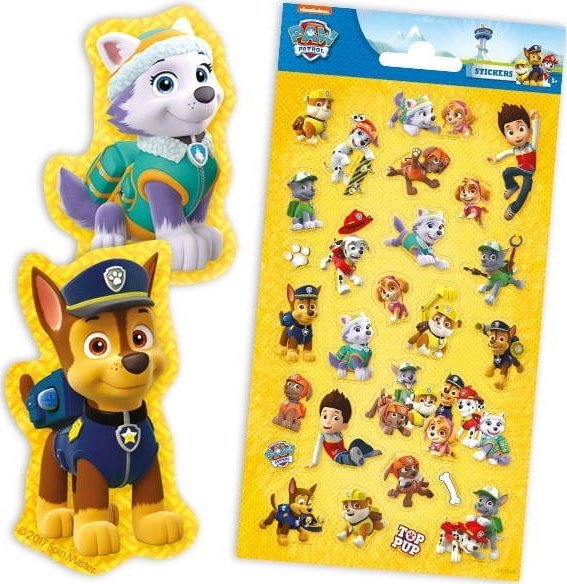 Adikbal Naklejki Psi Patrol 26 sztuk one size