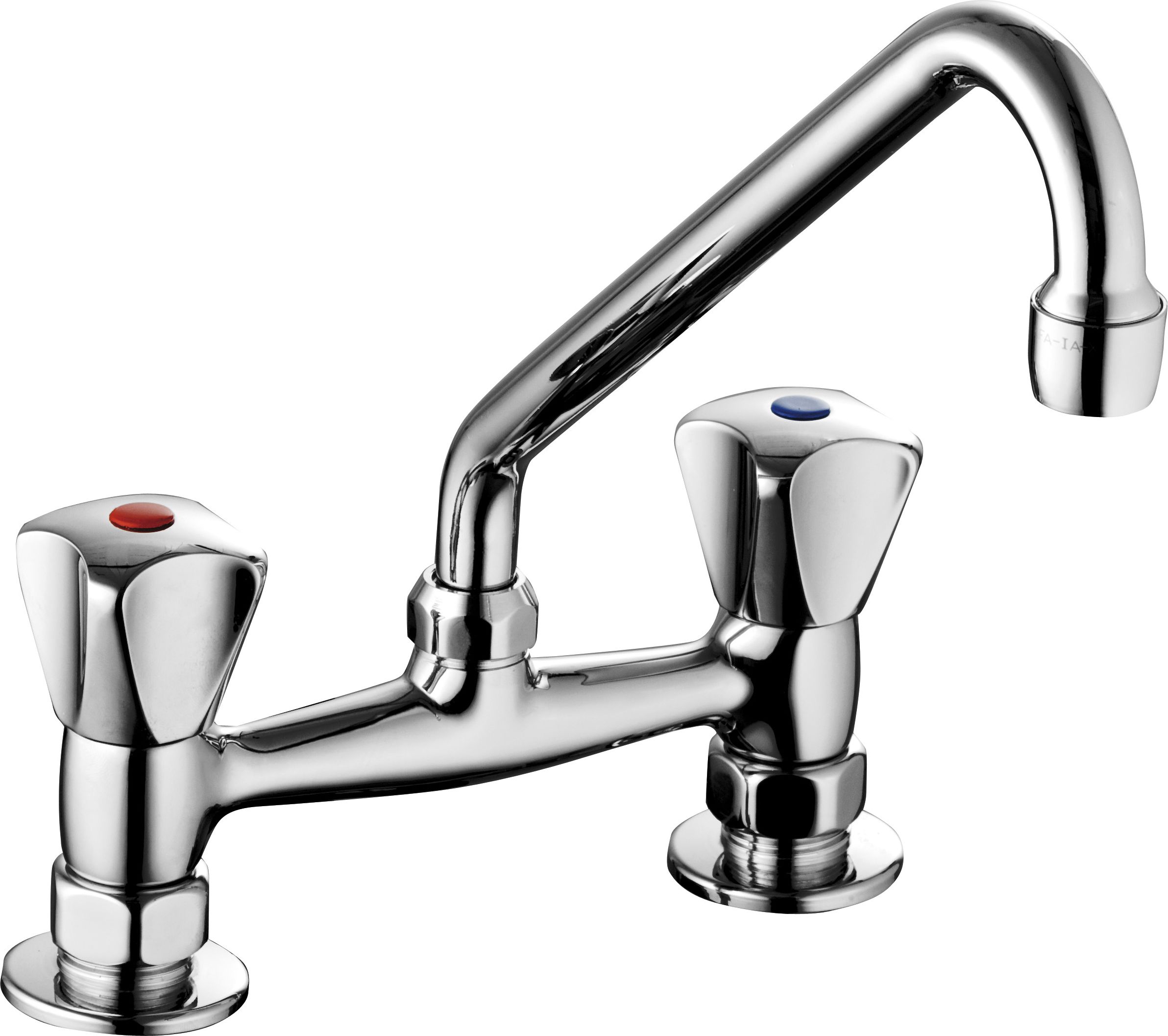 Bateria umywalkowa KFA Standard stojąca chrom (301-510-00)