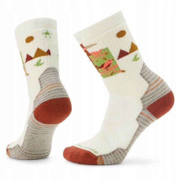 Smartwool W'S Hike Full Cushion Alpine Perch Crew Socks, 100, S