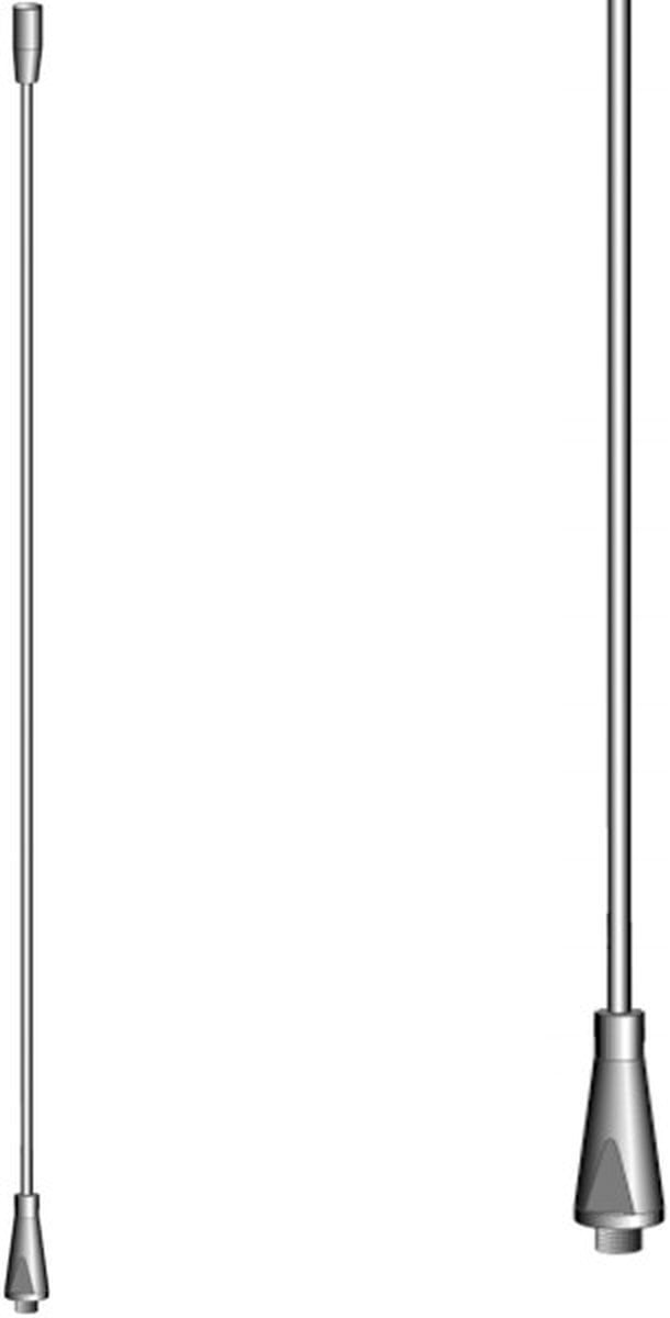 Monroe Grzałka stalowa z gwintem zewnętrznym i diagramem cięcia 135-170MHz M5