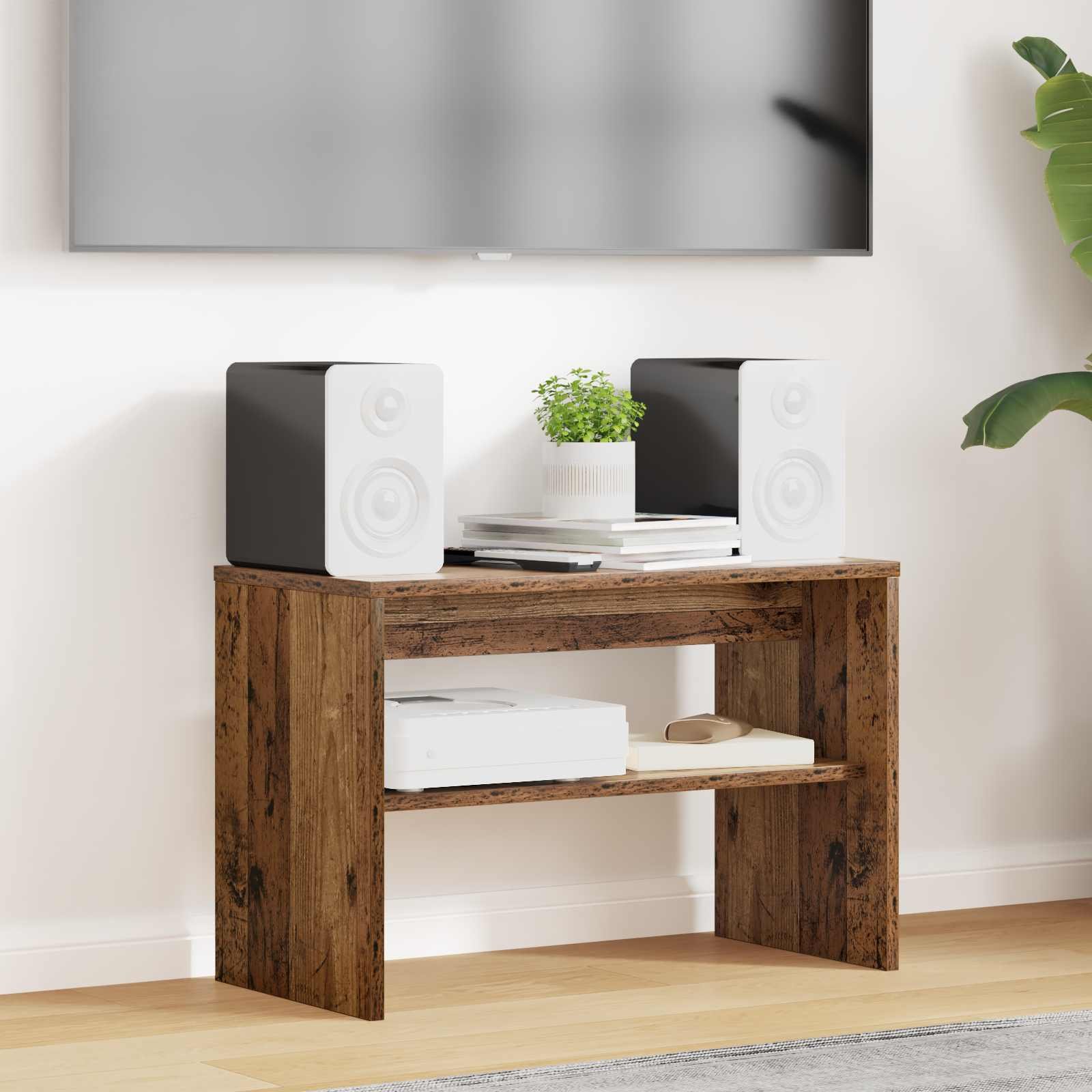 vidaXL Szafka pod telewizor Stare drewno 60 x 30 x 40 cm