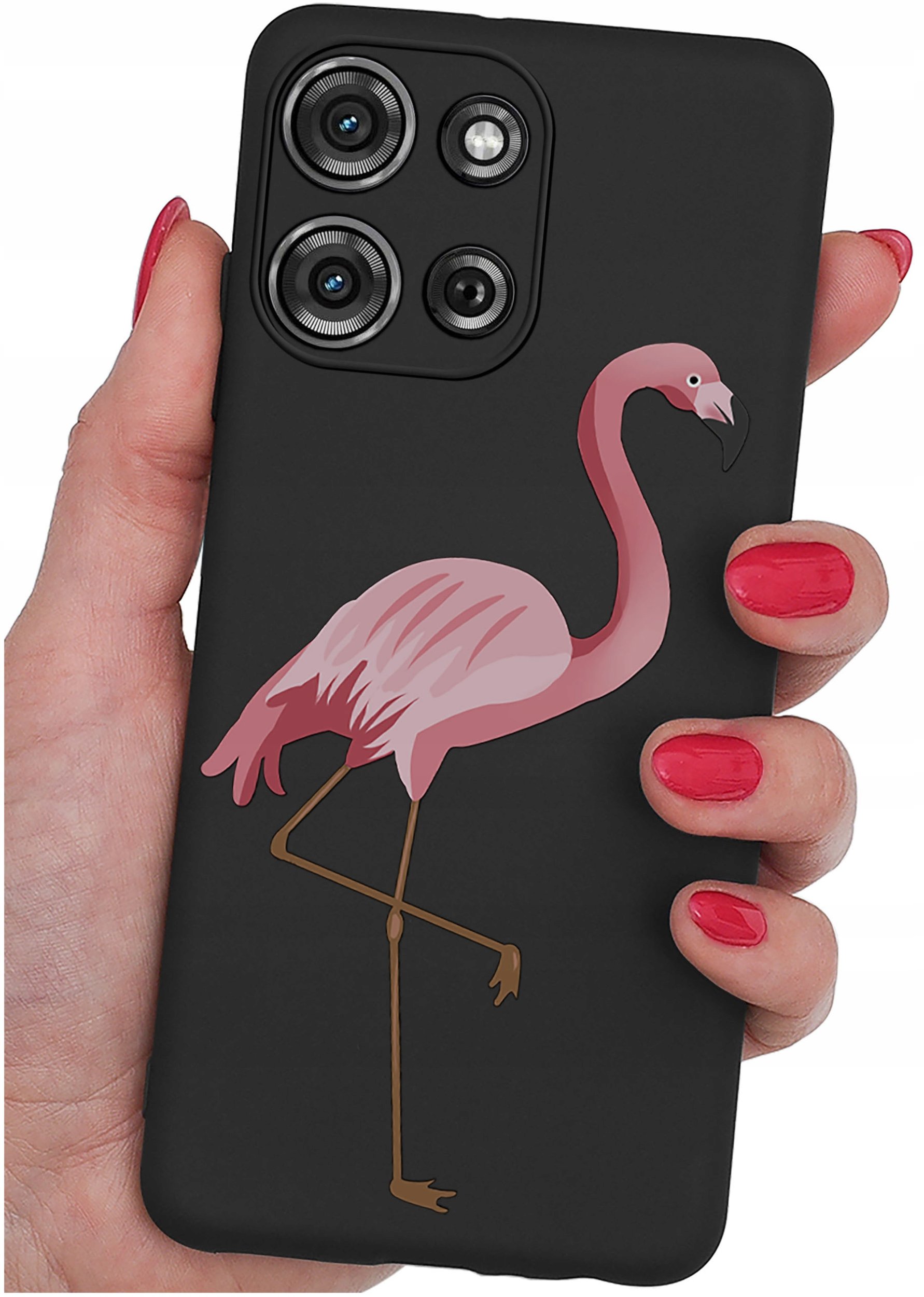 Etui do Motorola G75 5G | WZORY | SILIKONOWE MATT SZKŁO 9H