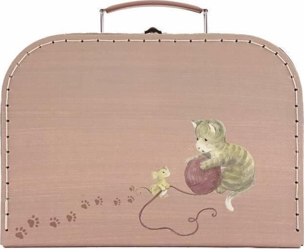 Walizka z zestawem do trykotażu dla dzieci