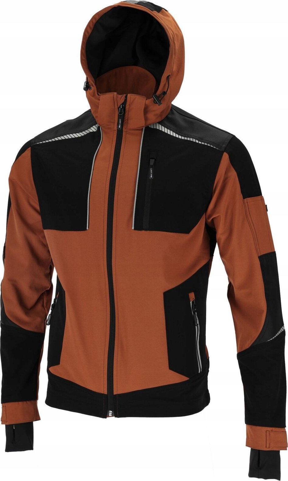 BLUZA STRETCH BRĄZOWO-CZARNA, "XL", CE, LAHTI