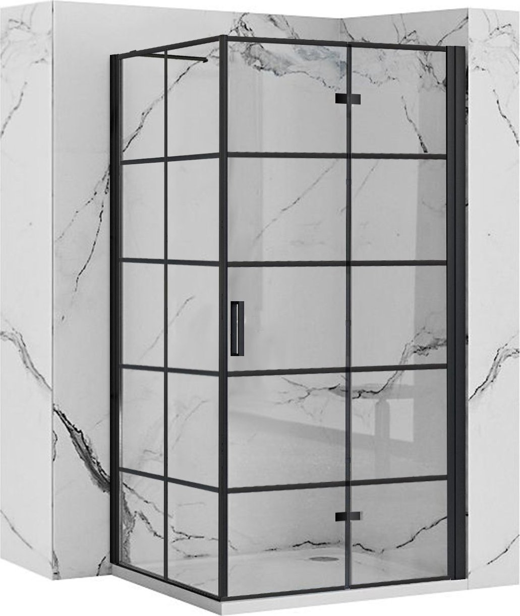 Rea Kabina prysznicowa Rea Molier Black 90x80