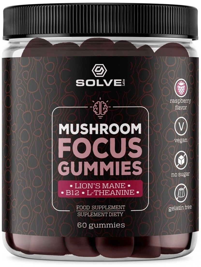 SOLVE LABS_Mushroom Focus Gummies suplement diety w żelkach 60szt
