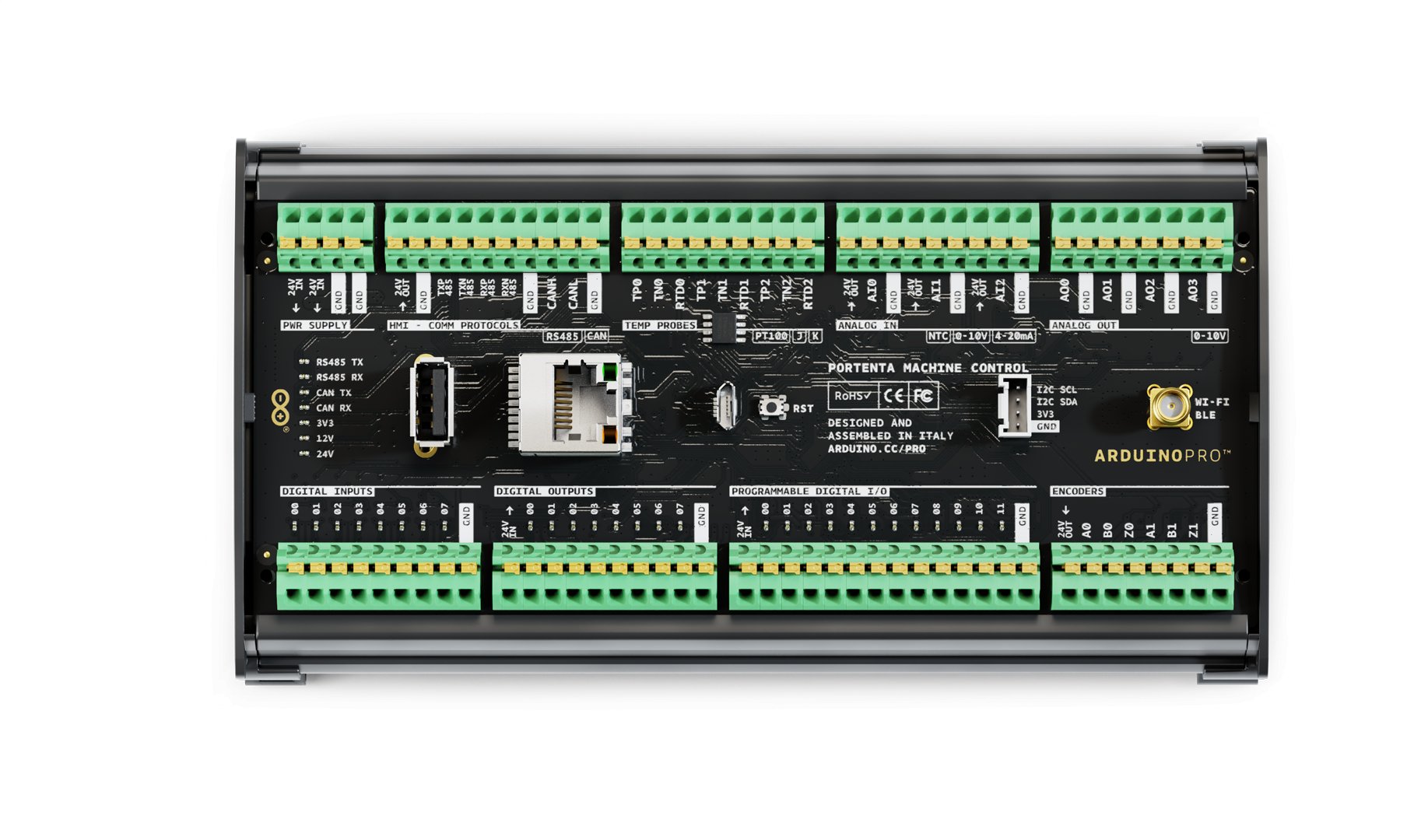 Arduino AKX00032, 24 V, 170 mm, 90 mm, 50 mm, 186 g, -40 - 85 °C