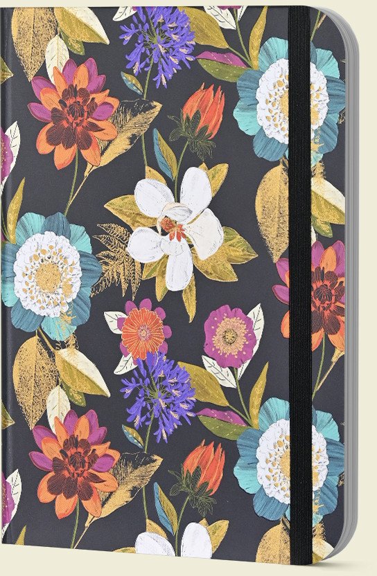 Notatnik Midi Kwiecista Elegancja