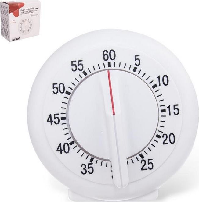 Minutnik Orion mechaniczny biały (Ori_130738)