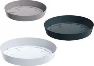 Prosperplast Podstawka Lofly saucer - biały śr. 27cm