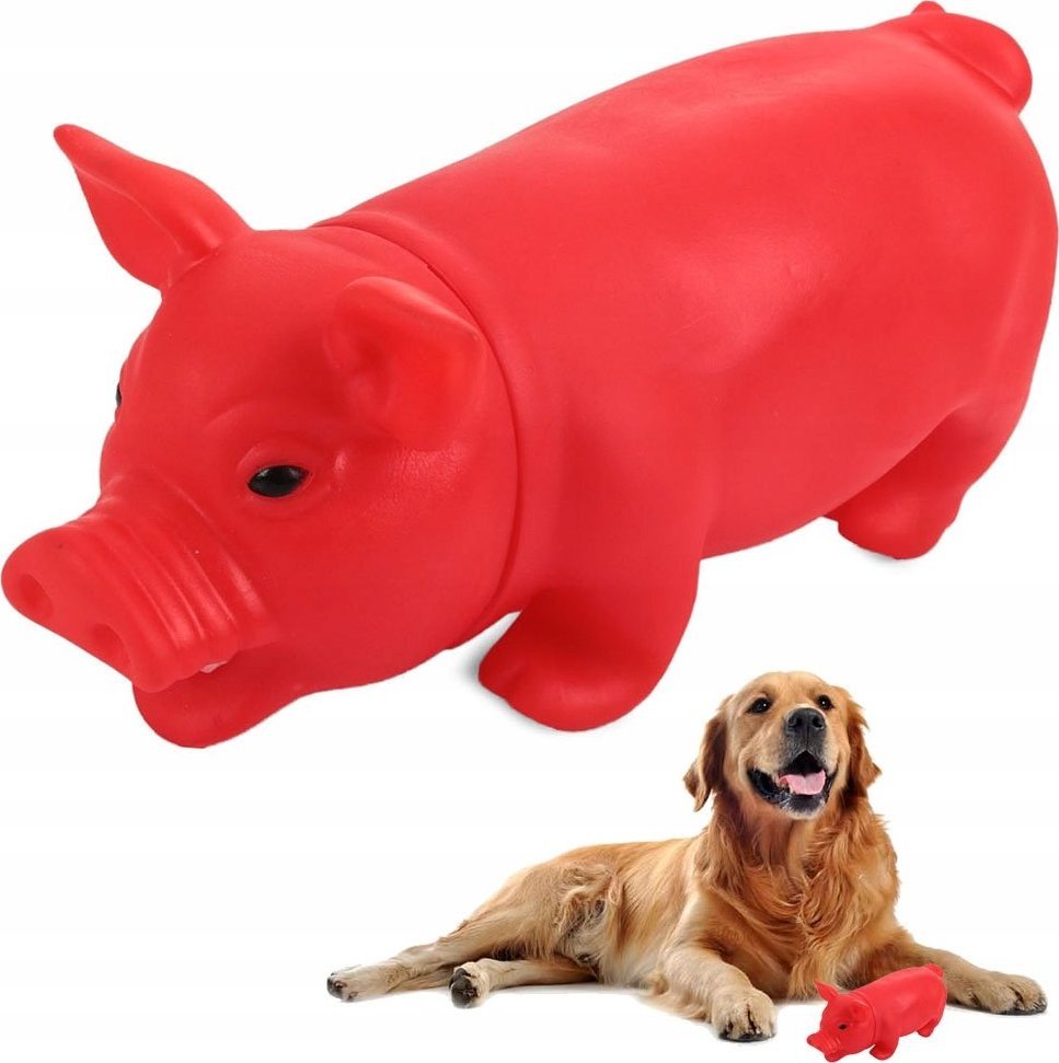 Przyjaciele ZABAWKA DLA PSA PISZCZĄCA GRYZAK ŚWINKA ŚWINIA