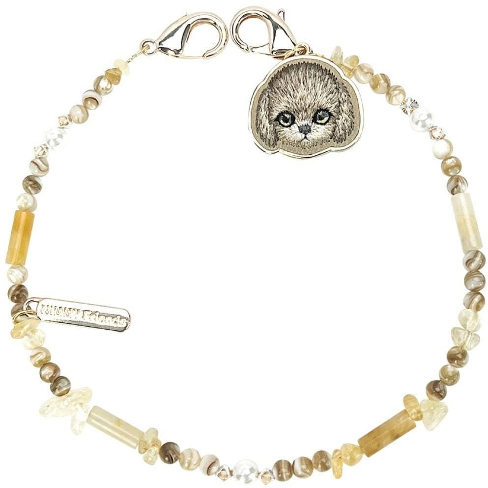 Zawieszka na torebkę handstrap Nimmy Magnetic fashion brązowy