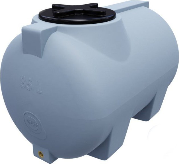 UHP Plastikowy zbiornik G-85 szary (gwint dolny 3/4 cala mosiężny)