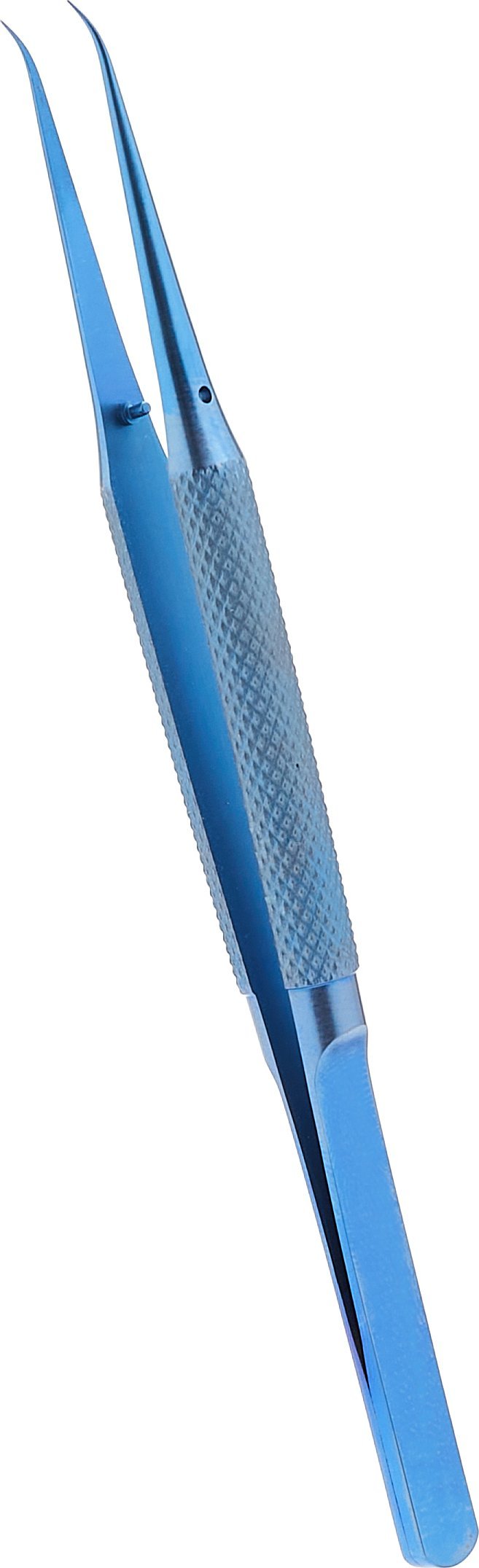 Profesjonalna Tytanowa Precyzyjna Pęseta Zagięta Końcówka Techrebal 11A