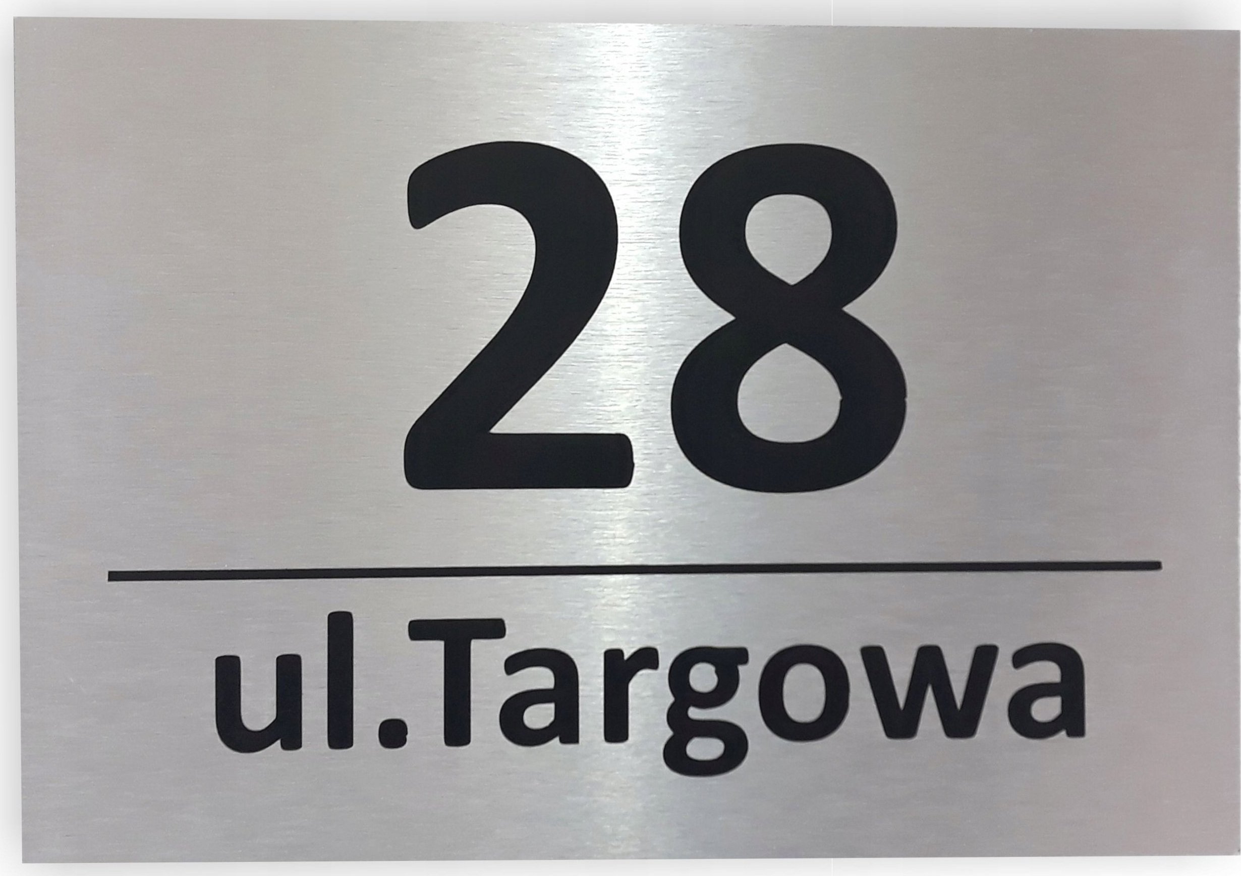 naSciane Tabliczka adresowa z numerem domu tablica na dom