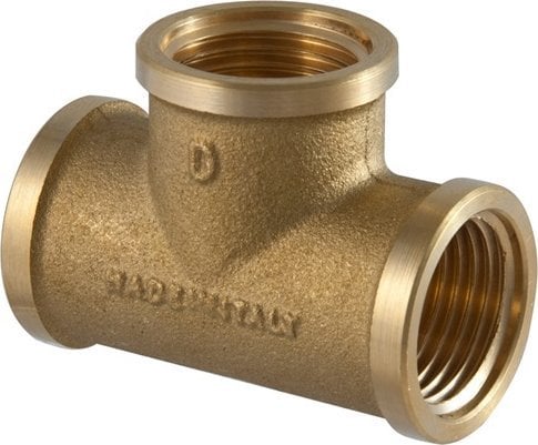 TDM BRASS TEES 1 1/4 V/V/V