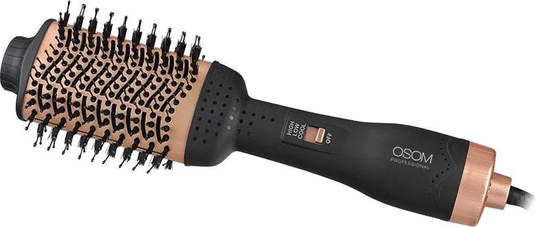 Suszarka Mechanix Wear Plaukų formuotuvas - džiovintuvas Osom Professional, su turmalinu ir jonų technologija, juodas