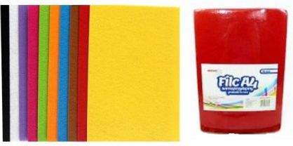 BREWIS Filc A4 samoprzylepny 10 kolorĂłw /FK410/