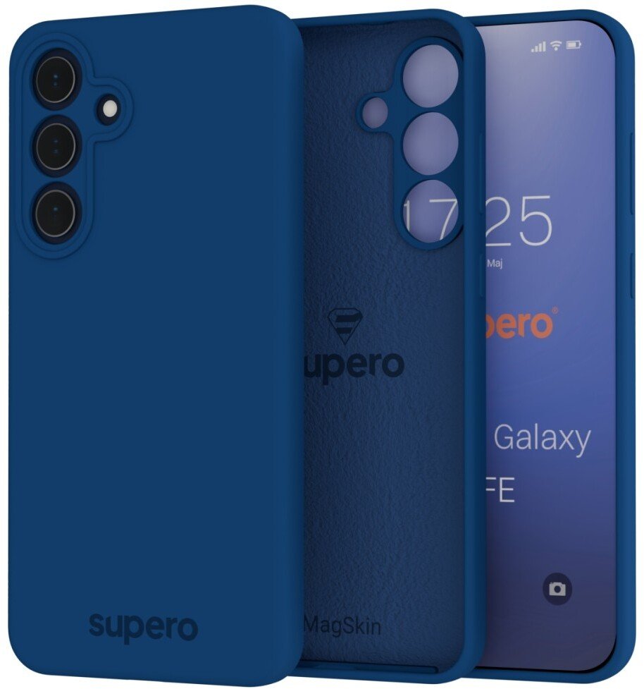 SUPERO Etui silikonowy Silicore do Samsung Galaxy S25 FE, niebieski