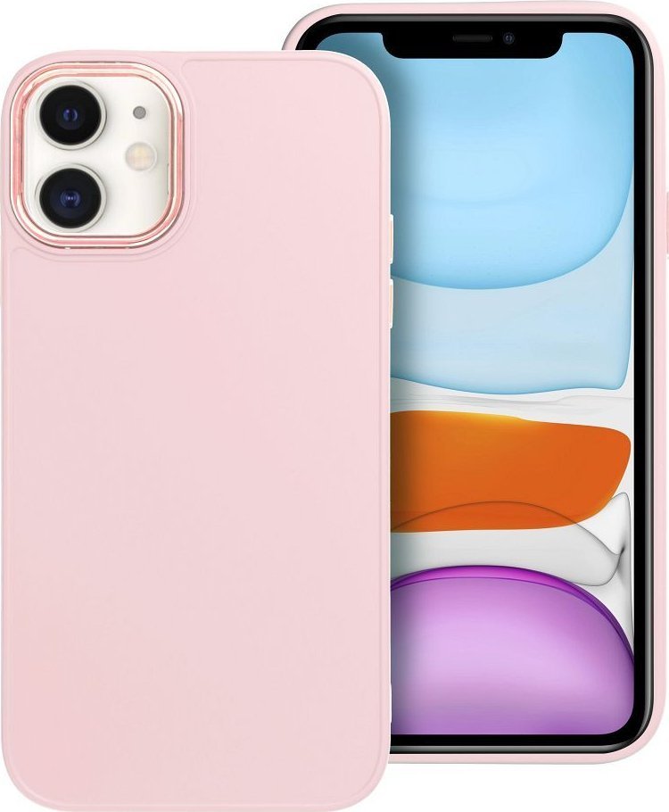 OEM Futerał FRAME do IPHONE 11 pudrowy róż
