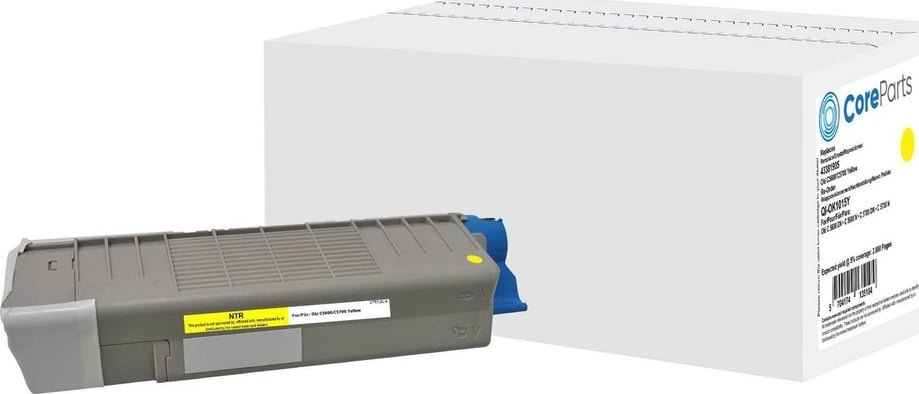 Toner Quality Imaging CoreParts QI-OK1015Y kaseta z tonerem 1 szt. Zamiennik Żółty