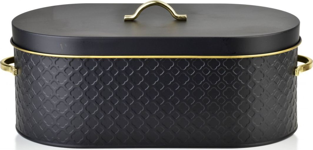 Chlebak Cookini stalowy (czarno-złoty)