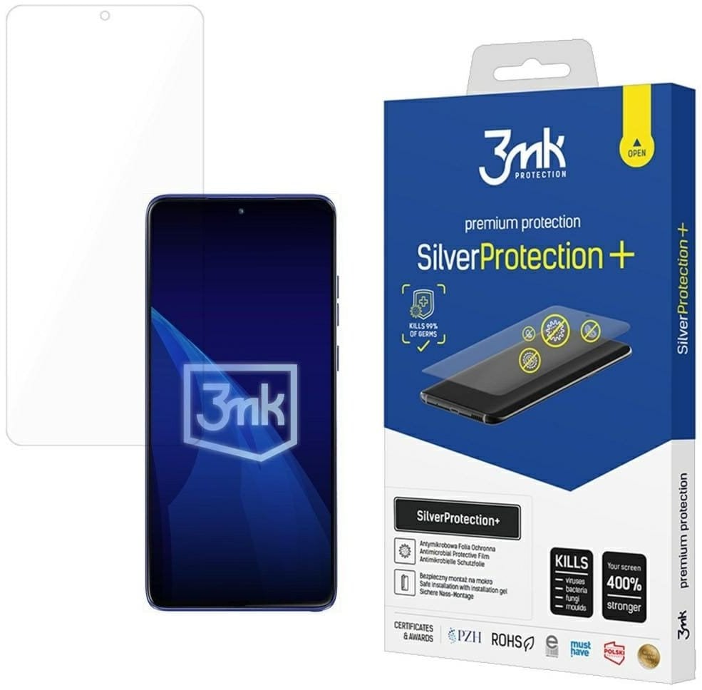 3MK SilverProtect+ Anti-Microbial Film Wet-Mounted for Motorola Edge 60 Stylus