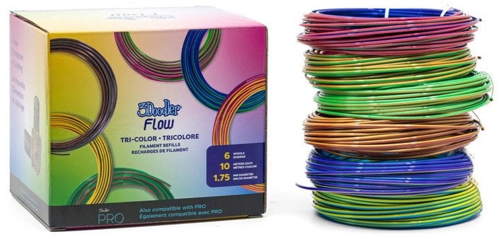 3Doodler Flow Tri-Color 6 szpul PLA 1,75 mm
